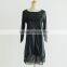 autumn fashionable long PU new model women dress leather tassel dress cheap                        
                                                                                Supplier's Choice