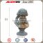 17.6" factory direct female bust statue, customized resin lady bust statues