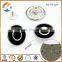 Paint Black Brass Fashion Designer Clothing Buttons