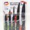 5 Pcs Chef Knife & Pocket Knife & Kitchen Knife Set With Cutting Board