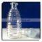 250ml 10oz ribbed shaped glass aroma bottles with glass top DH174