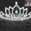 Clear Rhinestone Decoration Metal Crown Hair Clip For Childern Or Ladies