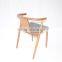 North European style elegant solid wood dining chair