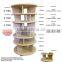 Home Furniture New design wooden round shoe rack/round shoe cabinet