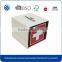 High-end custom logo cardboard watch storage box , single watch packgaging box