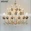 Wholesale 30-light Large Modern Crystal LED Chandelier China MD18828 L30