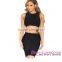 Sexy Abdomen Cut out Little Black Party Bandage latin dance dress