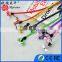 Hot 2016 fashion cute cheap earphone with mic zipper earphone cheap earphone USD1