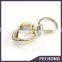 High Qulaity Fashion Design Heart Shape Spinning Keychain