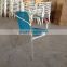 Hot sales outdoor colorful aluminum rattan chair
