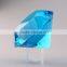 Decorative Light Blue Crystal Diamond Paperweight For Wedding Evening Dress Decoration