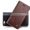 High quality real leather phone cover case slim mobile phone flip case cheap covers