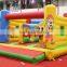 Commercial grade inflatable clown bouncer combo for sale, inflatable jumping bouncer house