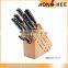 Oem Knife Factory 9pc Stainless Steel Knife With Block Set