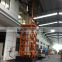 4 wheels movable hydraulic lift construction building lifting equipment