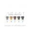 the best rda atomzier drip tip glass drip tip , clear color