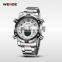 Online shopping men fashion sports full steel watch quartz stainless steel watch water resistant watch