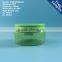 100ml 100g empty green transparent PET plastic jar container for cosmetic packaging