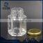 Hot sale 70ml hexagon clear glass food storage jar