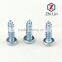 Stainless Steel Hardened Blue Zinc Plated Cross Pan Self Tapping Screw DIN 7981