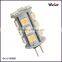 G4 3W LED 5050 18SMD 12V AC/DC