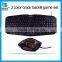 3 color crack backlit gaming keyboard and mouse set