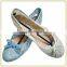 2015 new design girl sexy lace ballerina women soft sole no lace casual shoes