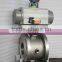 Pneumatic jacket segment ball valve