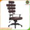 Adjustable Armrest Conference Computer Chair PU Leather Factory