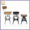 Customize French Antique Industrial Vintage Bar Stool