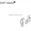 High Quality Italy Design Earring ,2015 Wholesale 316 Stainless Steel Price Baby Foot Earring, Silver Earring From Coolman
