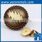 custom metal craft high quality metal shirt button