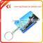 Various shapes hard PVC keychain and LED flashlight keychain