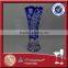 Hand Made 580 ML Heavy Blue Glass Vases Wholesale