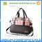 Fashion polyester adjust shoulder tote mommy bag