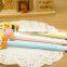 diy creative stationery kids personalized Novelty gel pen with lovely cartoon rubber duck cap logo sign pen slim ball point pen