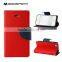 Distribute Mercury back cover for asus zenfone 5 flip leather phone case with packaging