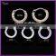 Attractive design Round Paved Gems septum piercing