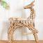 2016 Unique Creative Wooden Christmas Deer With Light Handicrafts Wholesale