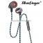 OEM Fashional Metal stereo in ear wired headphone with mic