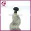 Unprocessed 7a chinese gold vender straight 1b grey ombre 100 human hair for sale