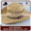 Straw knitted outdoor brown men cowboy hat