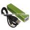 mini rechargeable led light power bank charger with 18650 battery