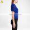 Custom organic blank plain tee shirt for women