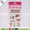 Hot Sale Waterproof Temporary Tattoos Stickers Withfull Color And Most