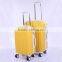 ABS travel trolley luggage bags with built in clothes rack