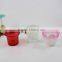 colorful mini glass candel holder