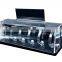 Customized high polished acrylic luxury watch display showcases