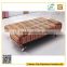 Modern colorful stripe fabric folding single sofa bed sleeping multi-function sofa bed
