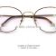 Trendy Vintage Round Metal Men Spectacle Eyewear Women Eyeglasses Optical Frames 307